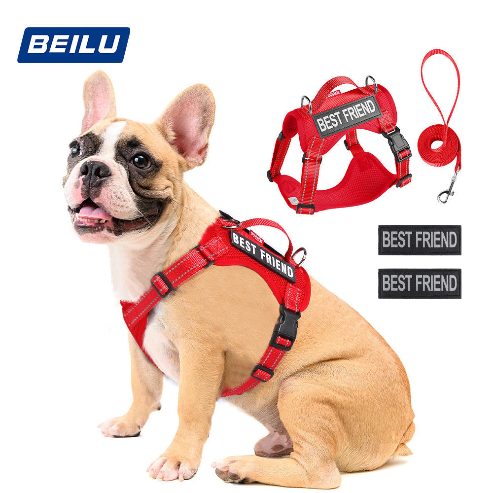 Arnés para perros con manija de carga y correa incluida