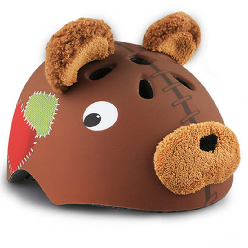 Casco para ciclismo Infantil: diseño de dinosaurio, Oso, tiburón y zorro Protección para Deportes y Patinaje