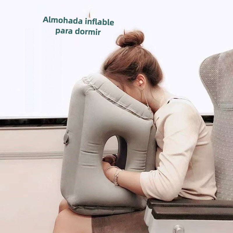 Almohada Inflable De Viaje Para Mesa