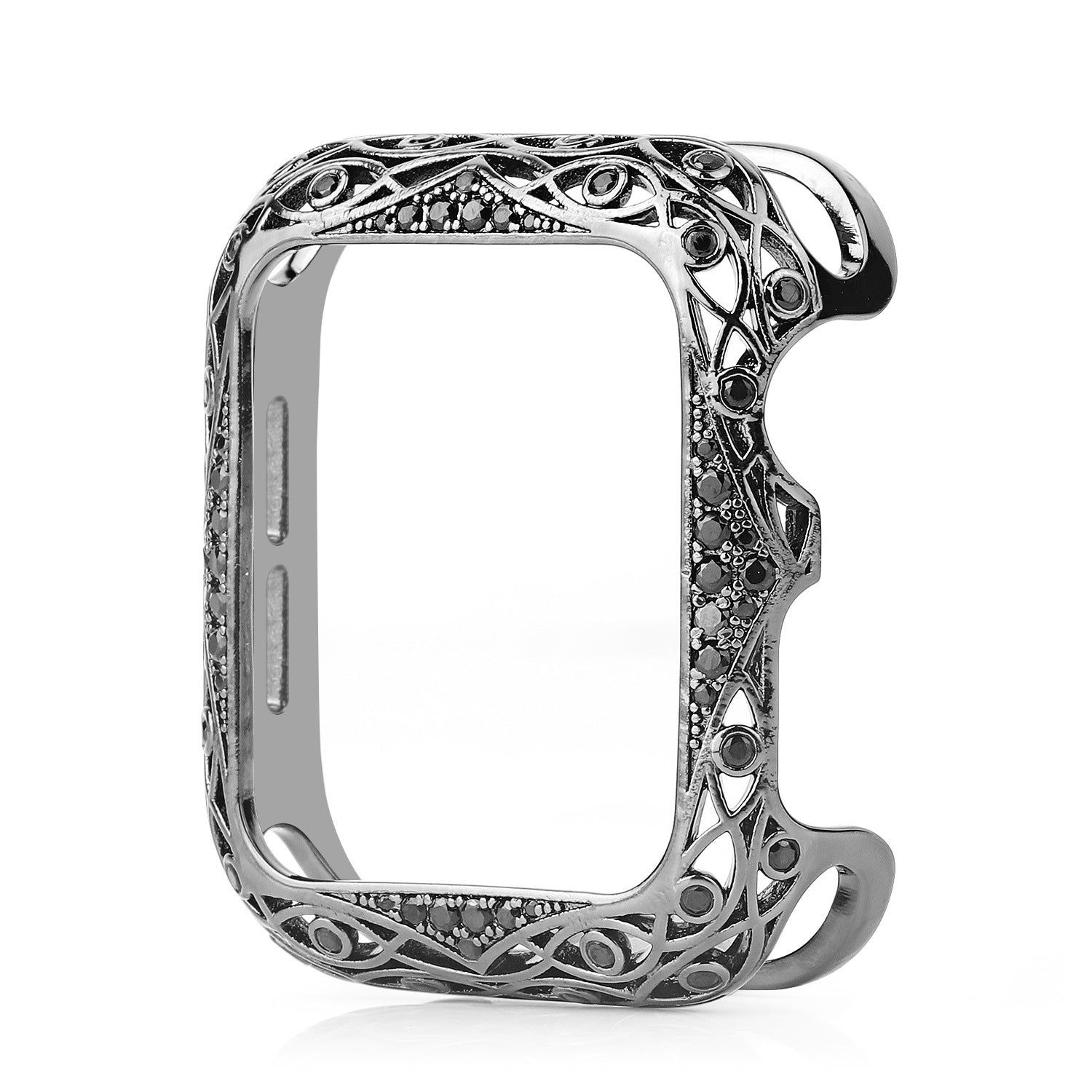 Metal Diamond Case for Apple Watch 6/7/8/9 and 10: Vintage Elegant Design