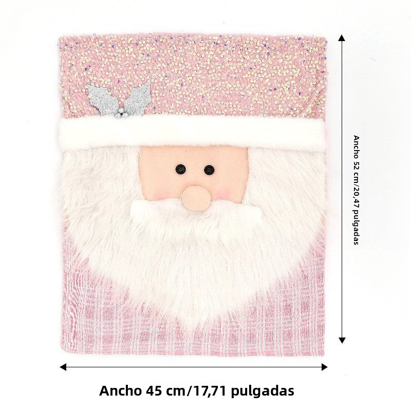 Fundas Navideñas para Sillas | Diseños de Papá Noel, Reno y Muñeco de Nieve