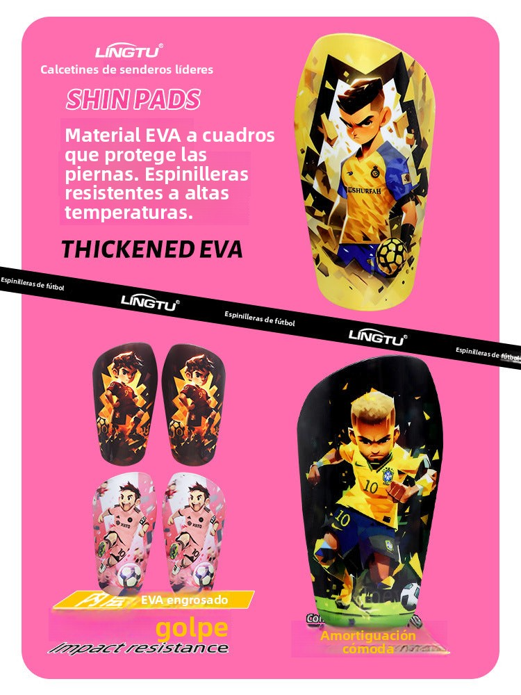 Personalized Football Shin Guards with Unique Designs: Professional Sports Protection