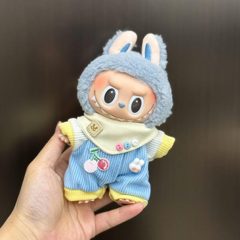 Whimsy Wardrobe: Compatible with Labubu, Clothing Set, Accessories for 17cm Dolls, Accessories for Labubu (No Doll)