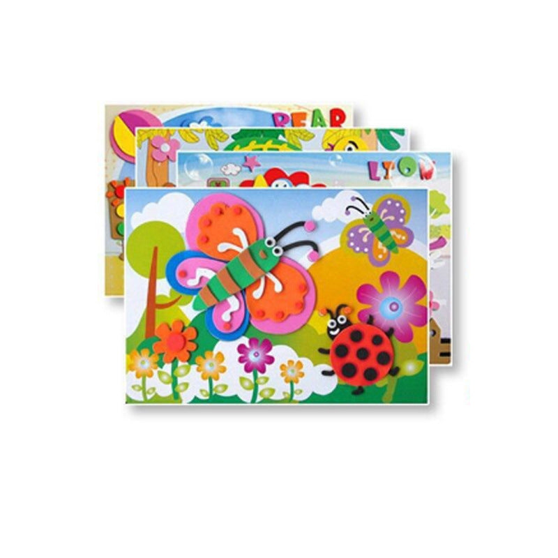 Set de Pegatinas 3D para Niños – Juguetes Educativos y Manualidades en Foam EVA