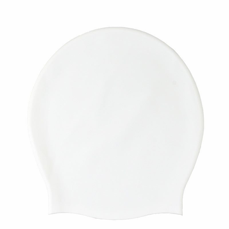 Gorro de Natación de Silicona Antideslizante para Cabello Largo y Rastas – Talla Grande Unisex