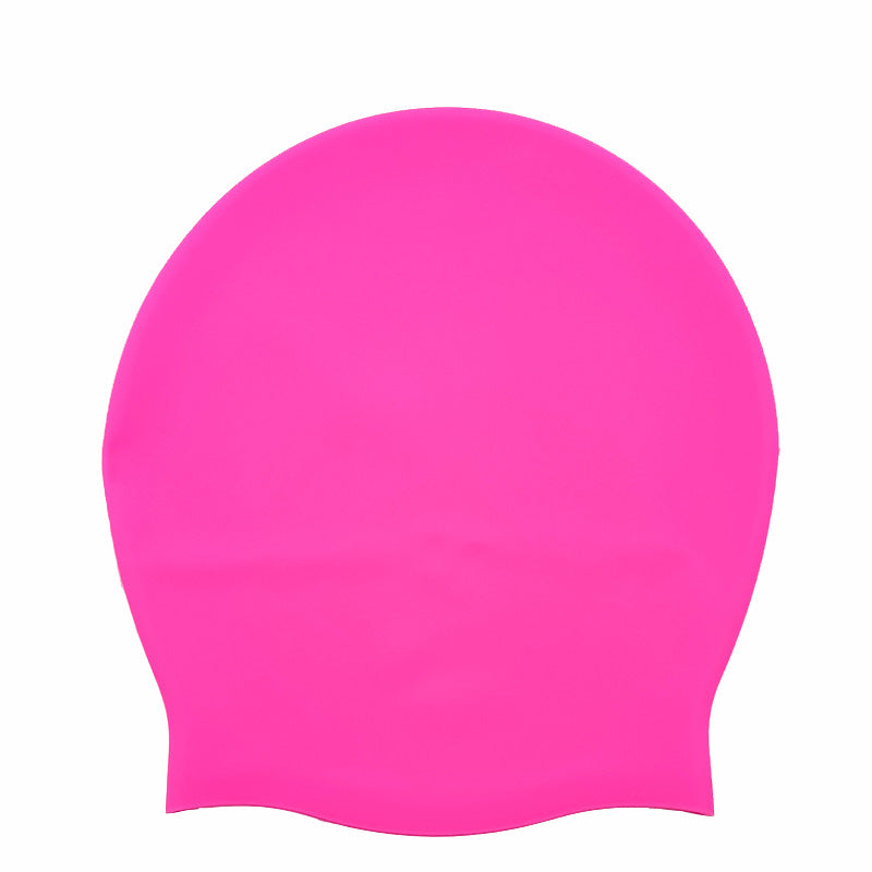 Gorro de Natación de Silicona Antideslizante para Cabello Largo y Rastas – Talla Grande Unisex