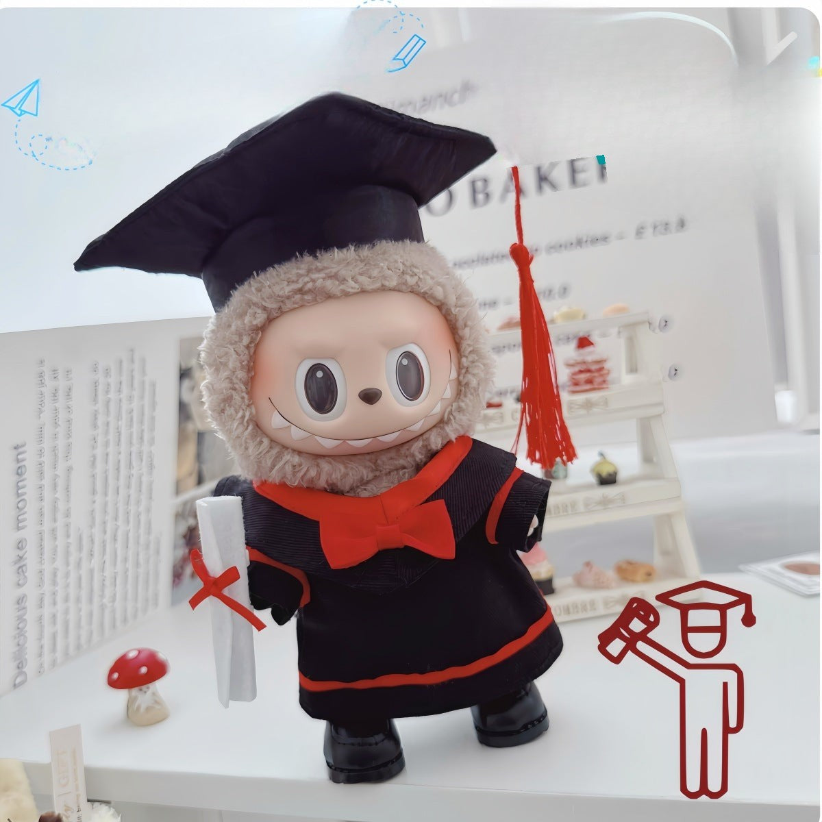 Ropa para muñecas: Conjunto de graduación