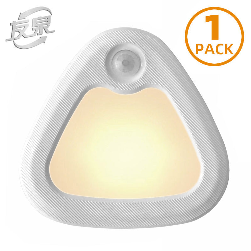 Luz Nocturna con Sensor de Movimiento y Batería: Diseño Creativo, Iluminación Inteligente para Armarios y Mesita de Noche