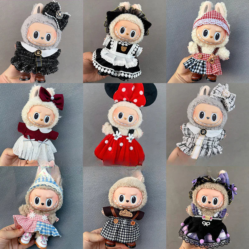 Ropa Cosplay para Labubu – Accesorios para Muñecas de 17cm (Muñeca no incluida)