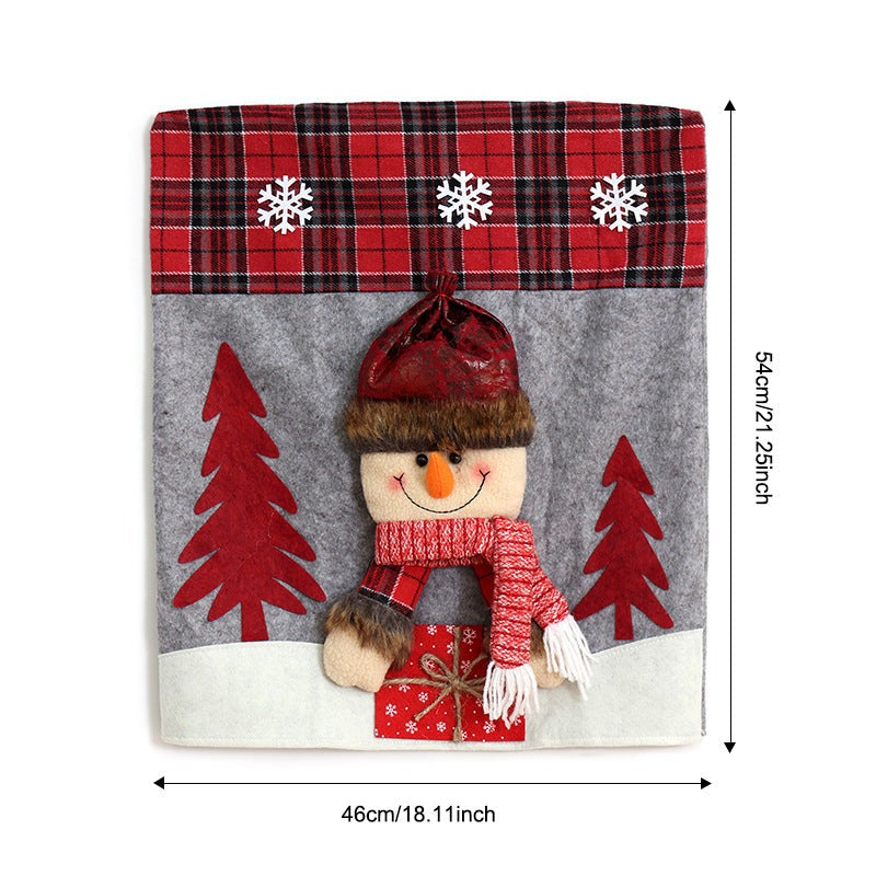Fundas Navideñas para Sillas | Diseños de Papá Noel, Reno y Muñeco de Nieve