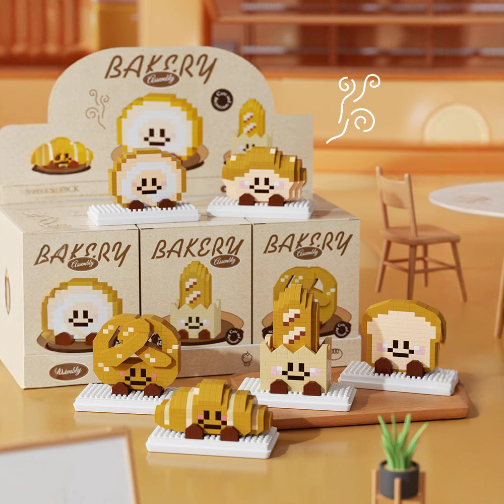 Set de Bloques de Construcción Creativos con Diseños de Panadería