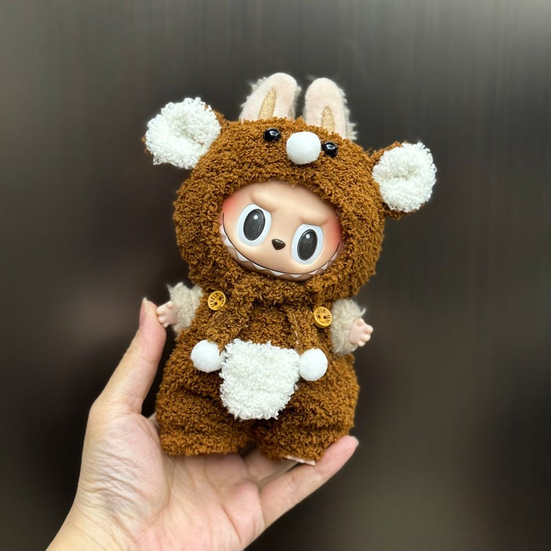 Disfraz Tierno para Muñeca Labubu 17 cm – Accesorios para Personalizar (Muñeca No Incluida)