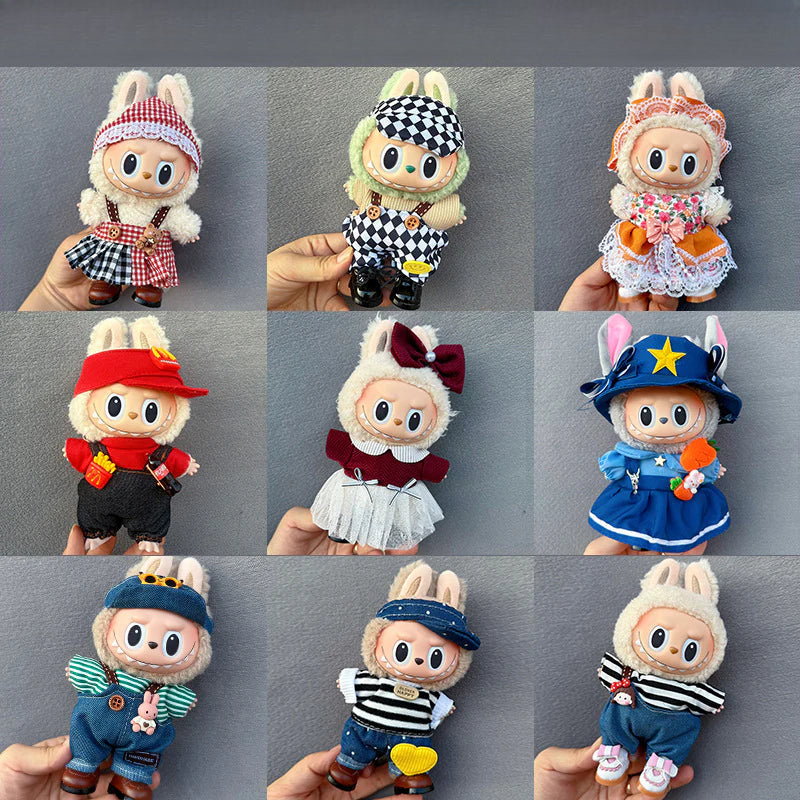 Ropa Cosplay para Labubu – Accesorios para Muñecas de 17cm (Muñeca no incluida)