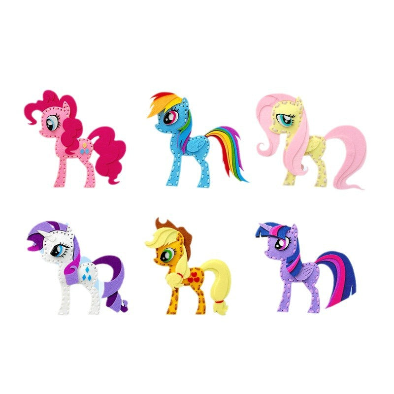 Juego Educativo de Manualidades con Pony Decorativo