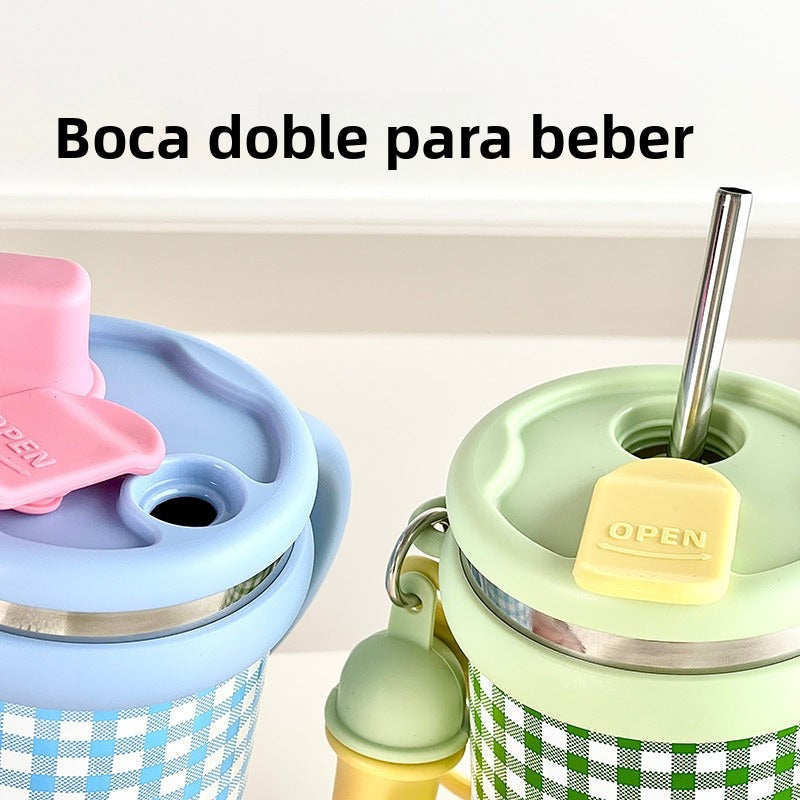Vaso Térmico de Acero Inoxidable para Chicas | Gran Capacidad y Diseños Lindos