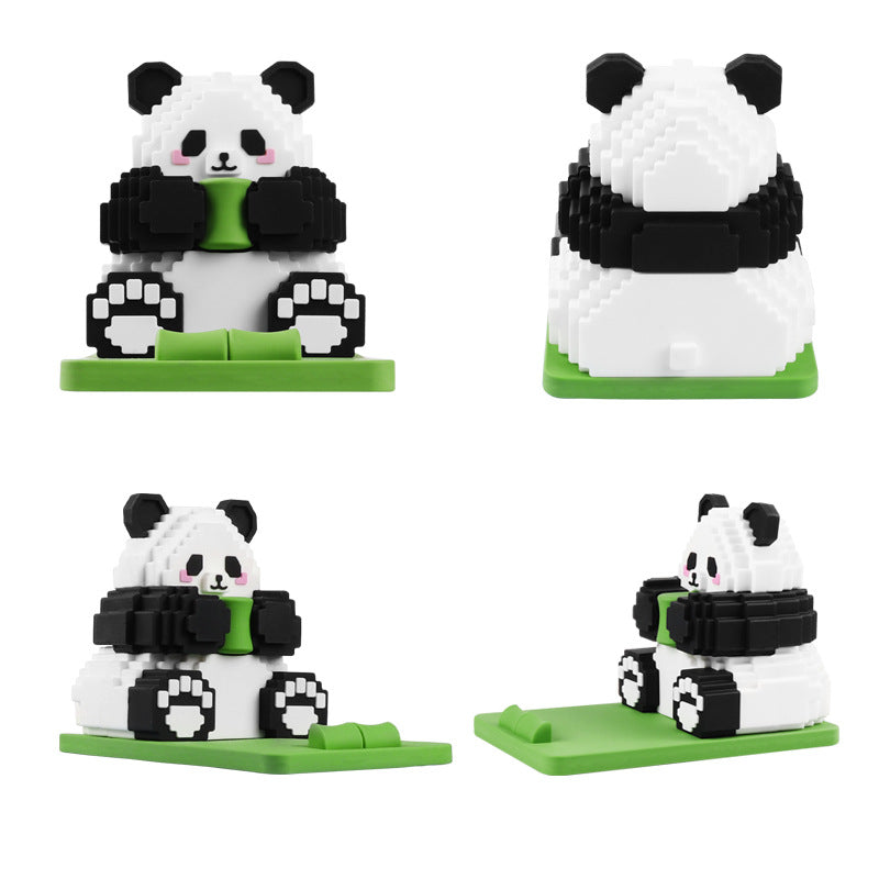 Soporte de Escritorio para Móvil de Panda: Adorable Soporte de Viaje Cultural de Sichuan