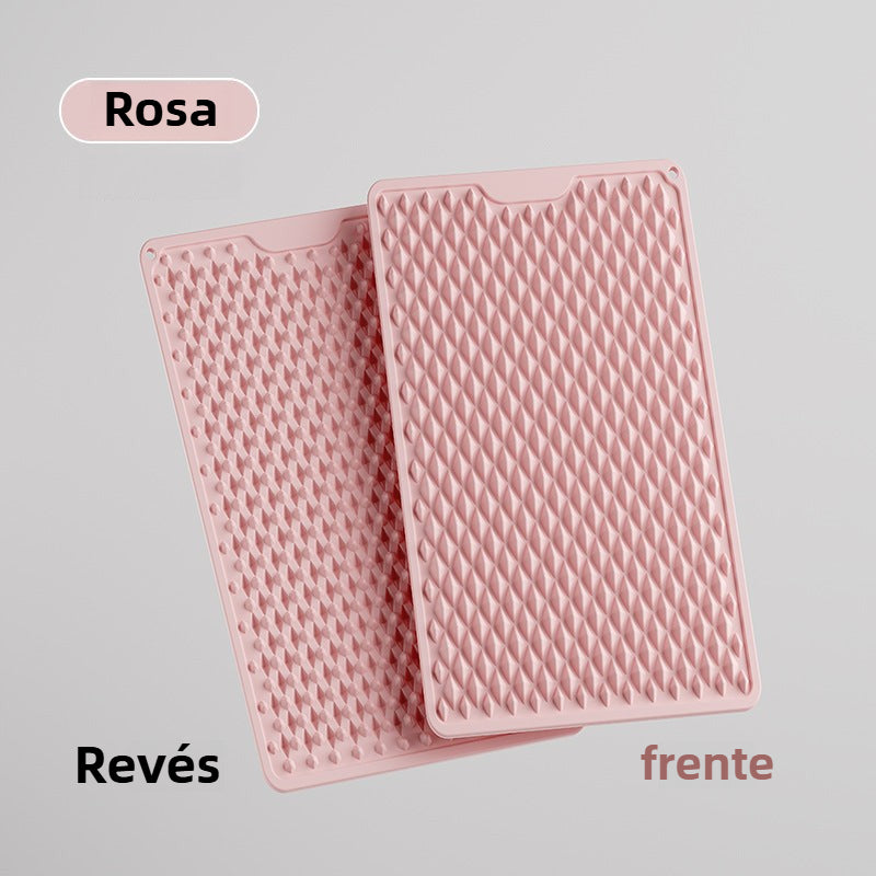 Alfombra de Acupresión Doble Densidad: Plantilla de Silicona para Running y Marcha, Almohadilla de Masaje Gruesa para Pies y Reflexología