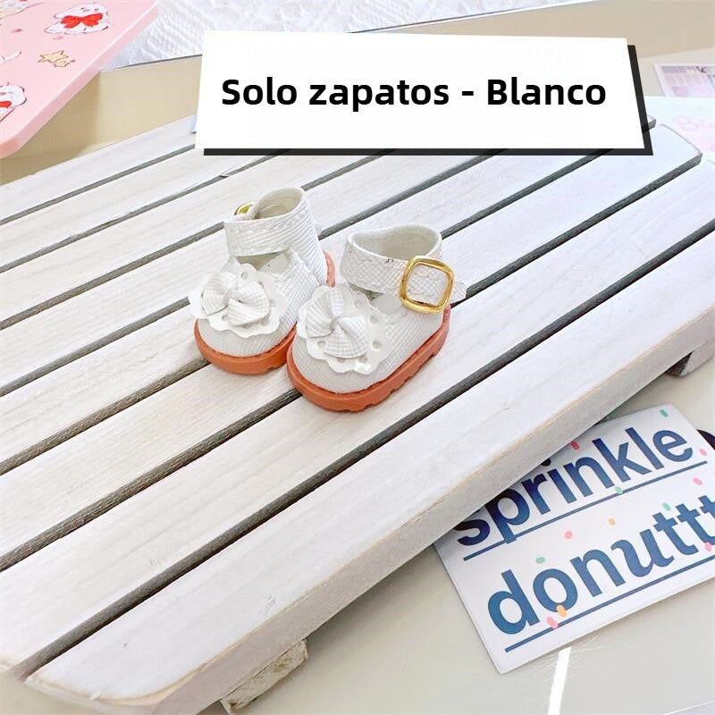 Conjunto de ropa y accesorios estilo Chanel para muñecas Labubu de 17 cm (muñeca no incluida)