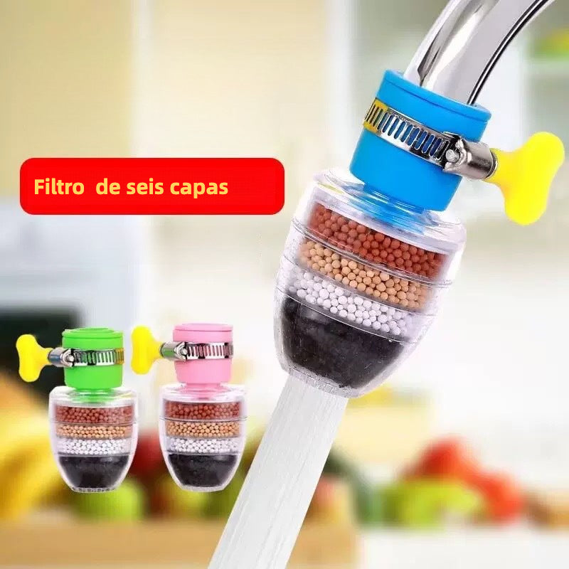 Filtro de grifo universal para cocina con purificador de agua
