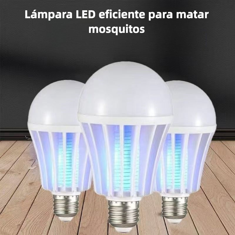 Bombilla LED Antimosquitos 2 en 1 – Luz de Ahorro de Energía y Eliminación de Insectos