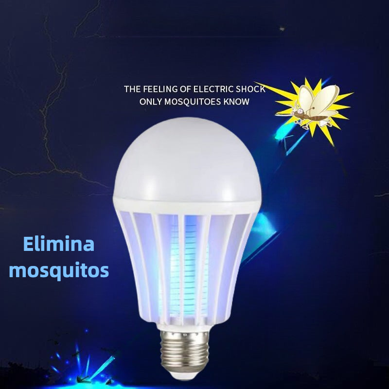 Bombilla LED antimosquitos 2 en 1 con luz de ahorro de energía