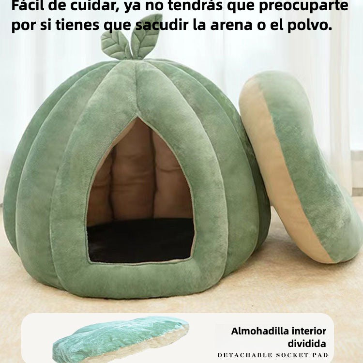 Cama acolchada y lavable para mascotas pequeñas