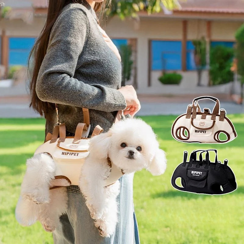 Bolsa de transporte para perros pequeños – Portátil, cómoda y con correa resistente