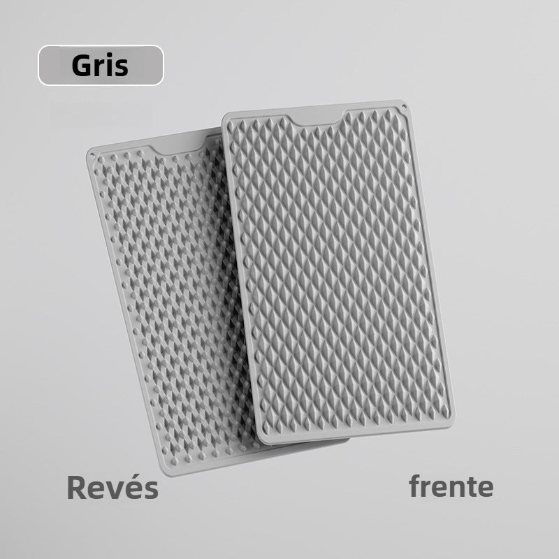 Alfombra de Acupresión Doble Densidad: Plantilla de Silicona para Running y Marcha, Almohadilla de Masaje Gruesa para Pies y Reflexología