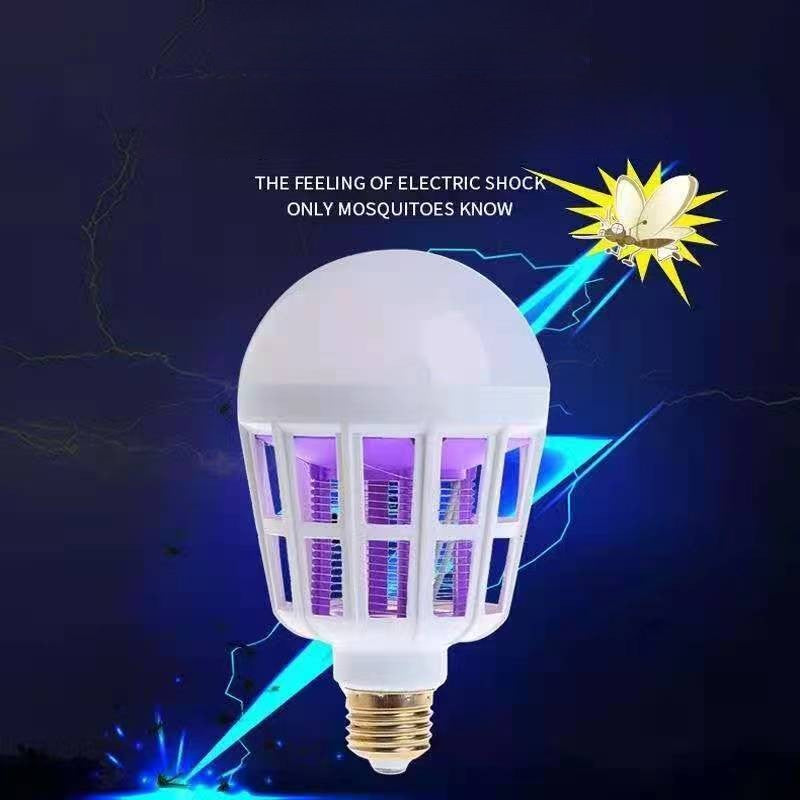 Lámpara LED antimosquitos E27 con luz eficiente y control de insectos