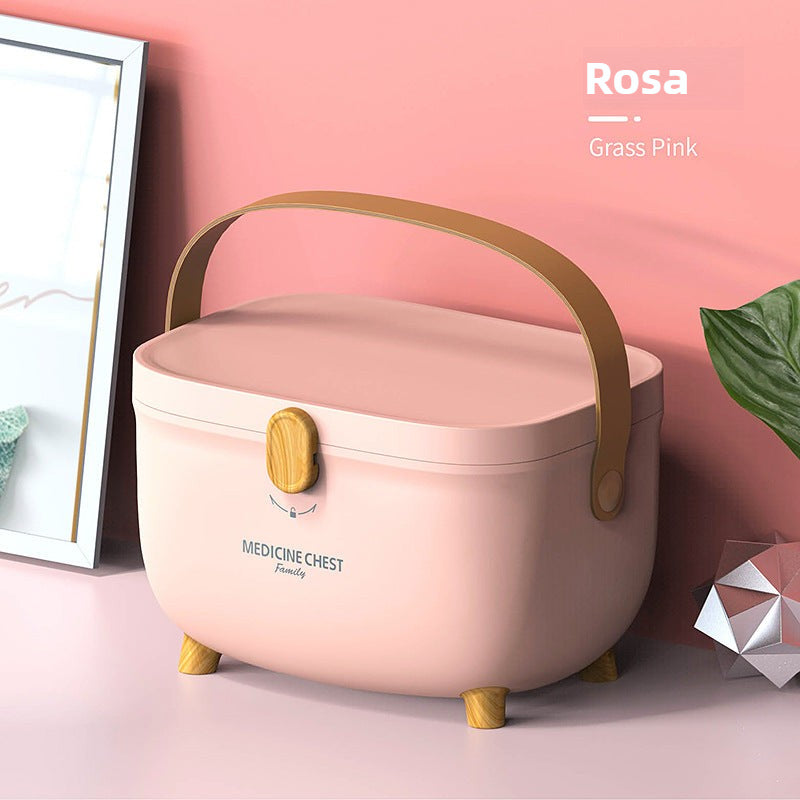 Organizador Médico con Asa y Tapa de Seguridad