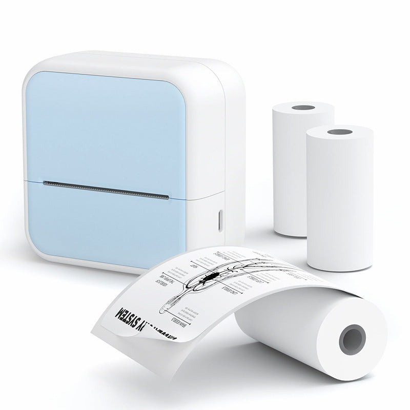 Portable Bluetooth Label Printer: Barcode, Sticky Labels, Commercial & Home Use