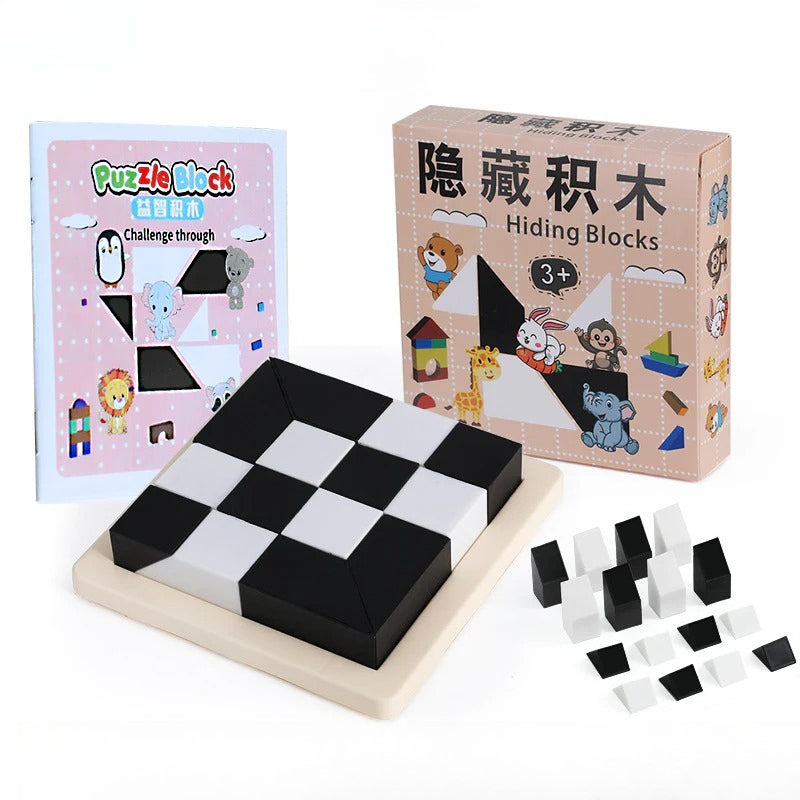 Juego de bloques y puzzles para niños