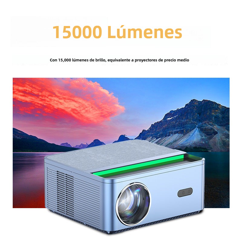 2025 New 4K Portable Home and Office Projector with Auto Focus and Wi-Fi