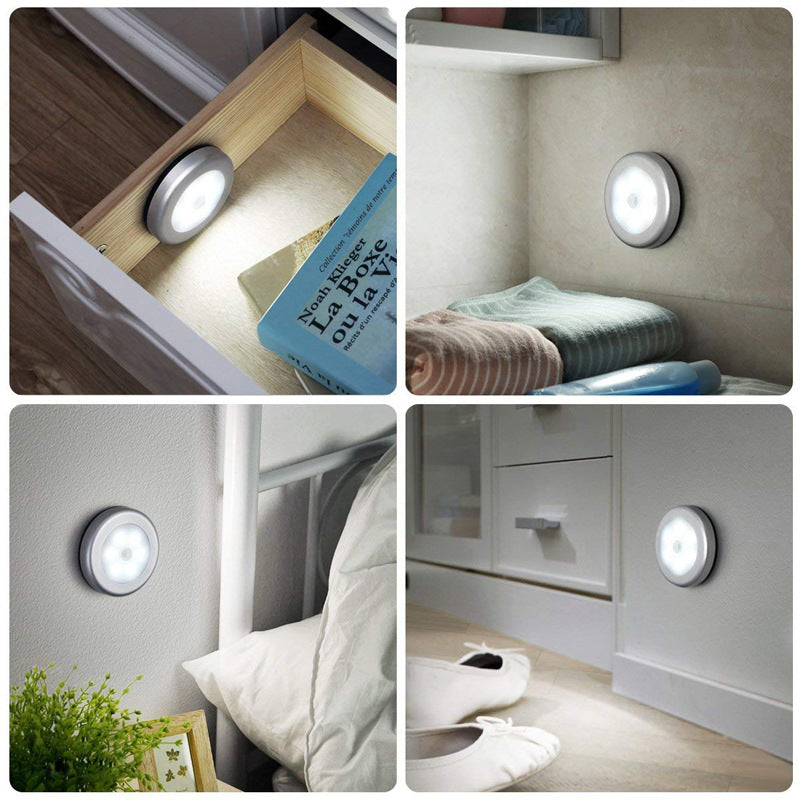 Luz Nocturna con Sensor de Movimiento: Iluminación Inteligente para Armarios, Escaleras y Mesita de Noche, Control Fotosensible