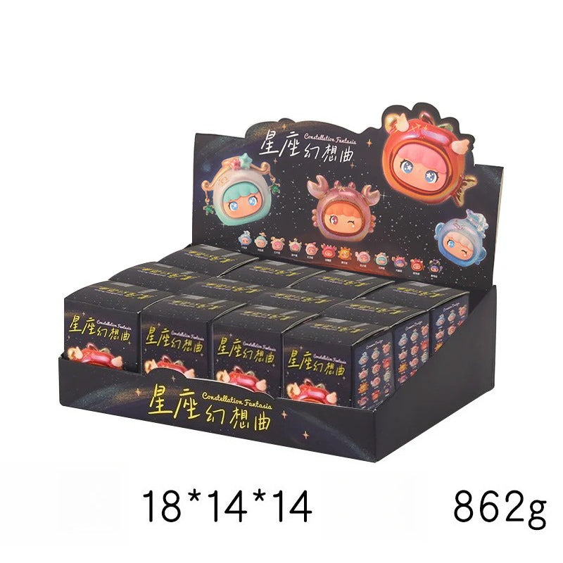 Figuras decorativas de resina con temática zodiacal