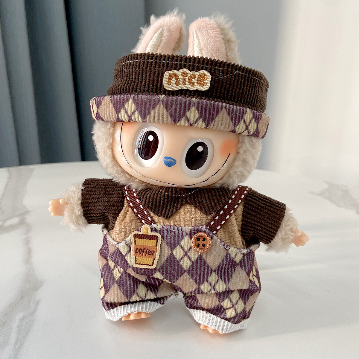 Ropa para muñecas estilo boho chick, para Muñecas Labubu de 17cm (Muñeca no incluida)