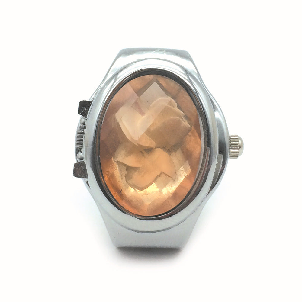 3D Flower Ring Watch: Digital, 5 Colors