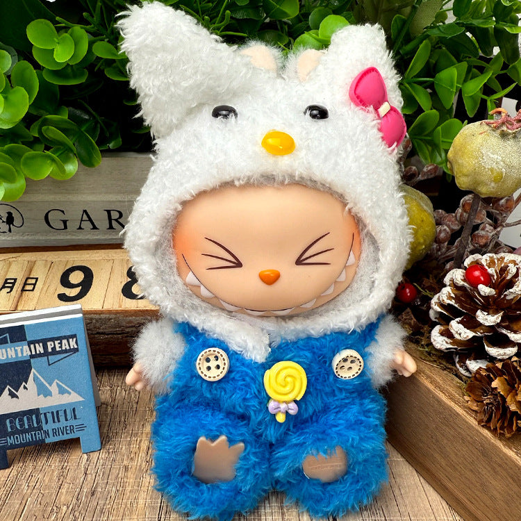 Playeras Streetwear para Muñecos Labubu – Ropa Urbana para Muñecas de 17cm (Muñeca no incluida)