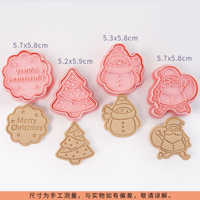 Moldes 3D para galletas navideñas