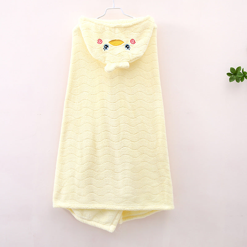 Toalla de baño infantil con capucha diseño de Patito