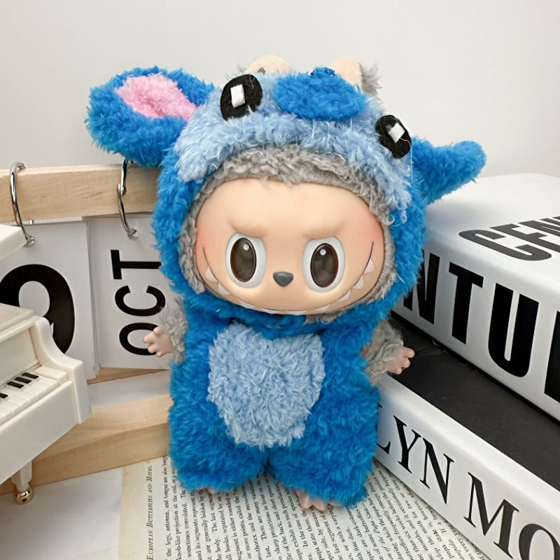 Bonitos conjuntos de Ropa y zapatos para muñecas:Accesorios para labubu de 17cm (Muñeca no incluida)