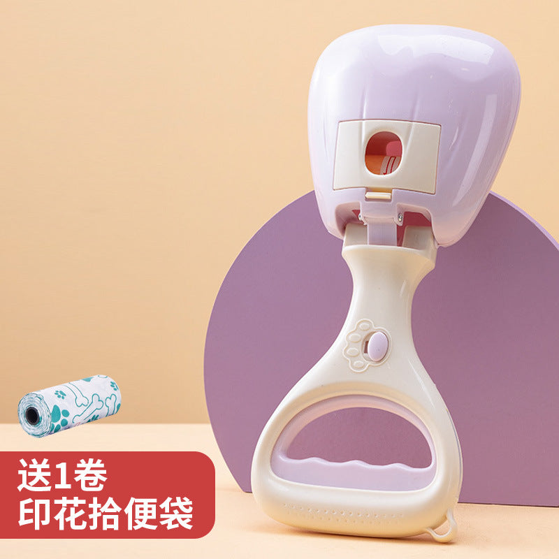 Recogedor Portátil de Excrementos para Perros con Dispensador de Bolsas