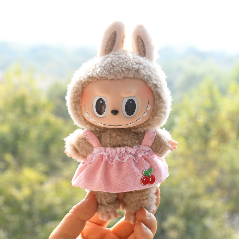 Ropa Estilo Coquette para Muñeca Labubu 17cm – Accesorios para Personalizar (Muñeca No Incluida)