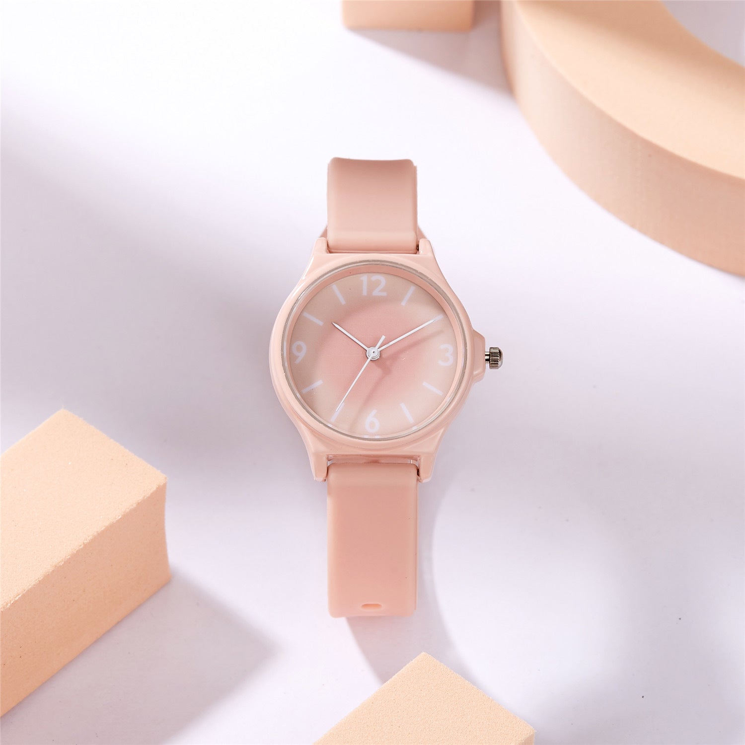 Reloj Minimalista para Mujer con Correa de Silicona Mate en Varios Colores
