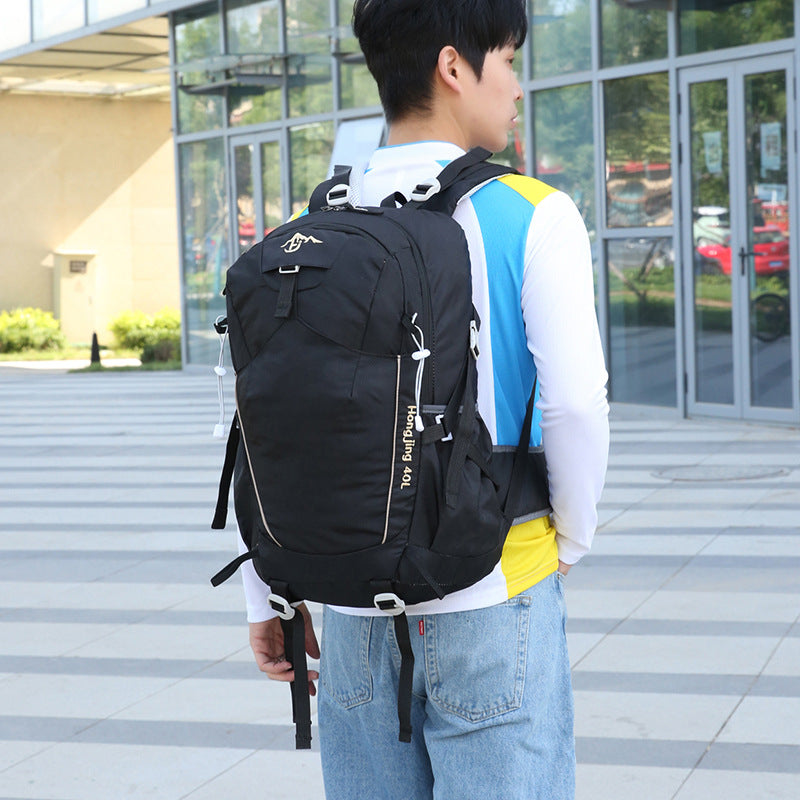 Mochila de deporte multifuncional 40L: gran capacidad, ideal para viajes cortos, camping, senderismo y montañismo