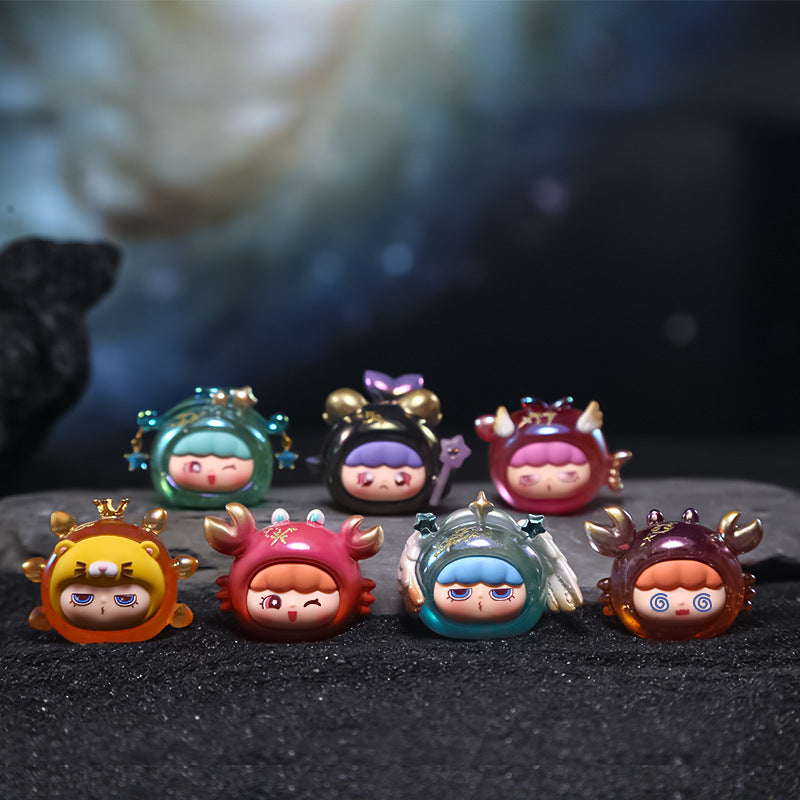 Figuritas de signos zodiacales en resina coleccionables