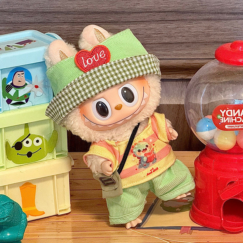 Ropa Kawaii para Muñecas Labubu de 17cm – Accesorios Adorables (Muñeca no incluida)