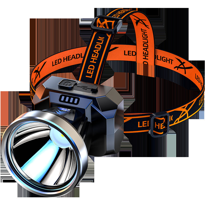 LED Headlamp for Night Fishing: Rechargeable, Camping, Long Battery Life