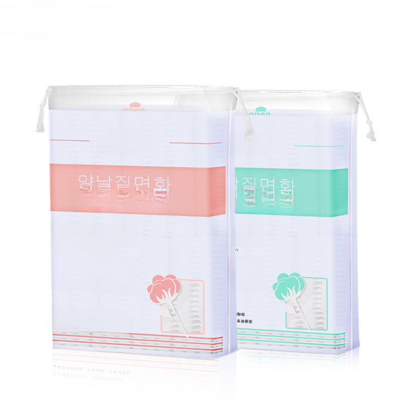 Yousha Algodones Desmaquillantes 222 Piezas: Almohadillas de Doble Cara Gruesas para Desmaquillar y Retirar Esmalte, Empaque de 3 Capas