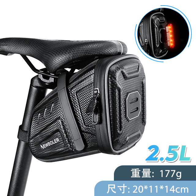 Bolsa de Sillín para Bicicleta: Impermeable, Resistente y de Gran Capacidad